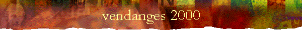 vendanges 2000